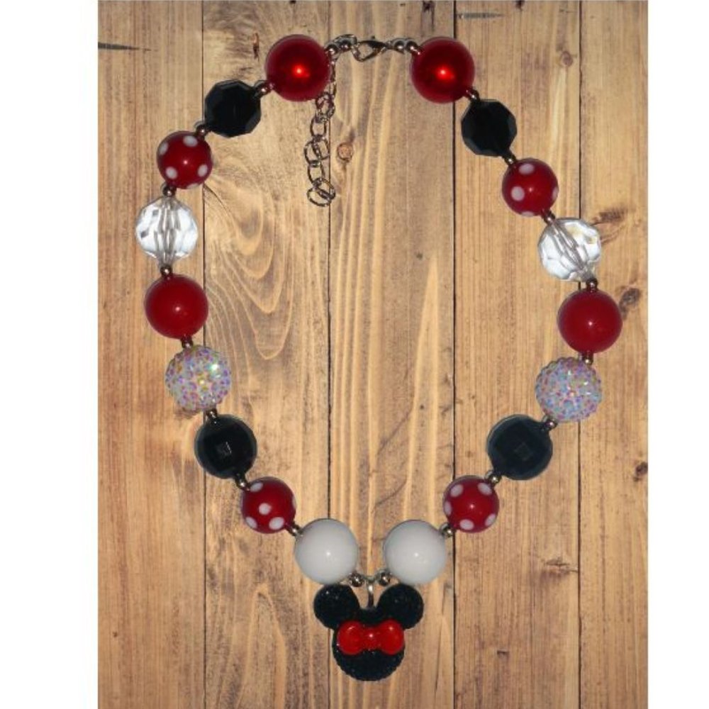 Minnie Mouse Girls Bubble Gum Necklace